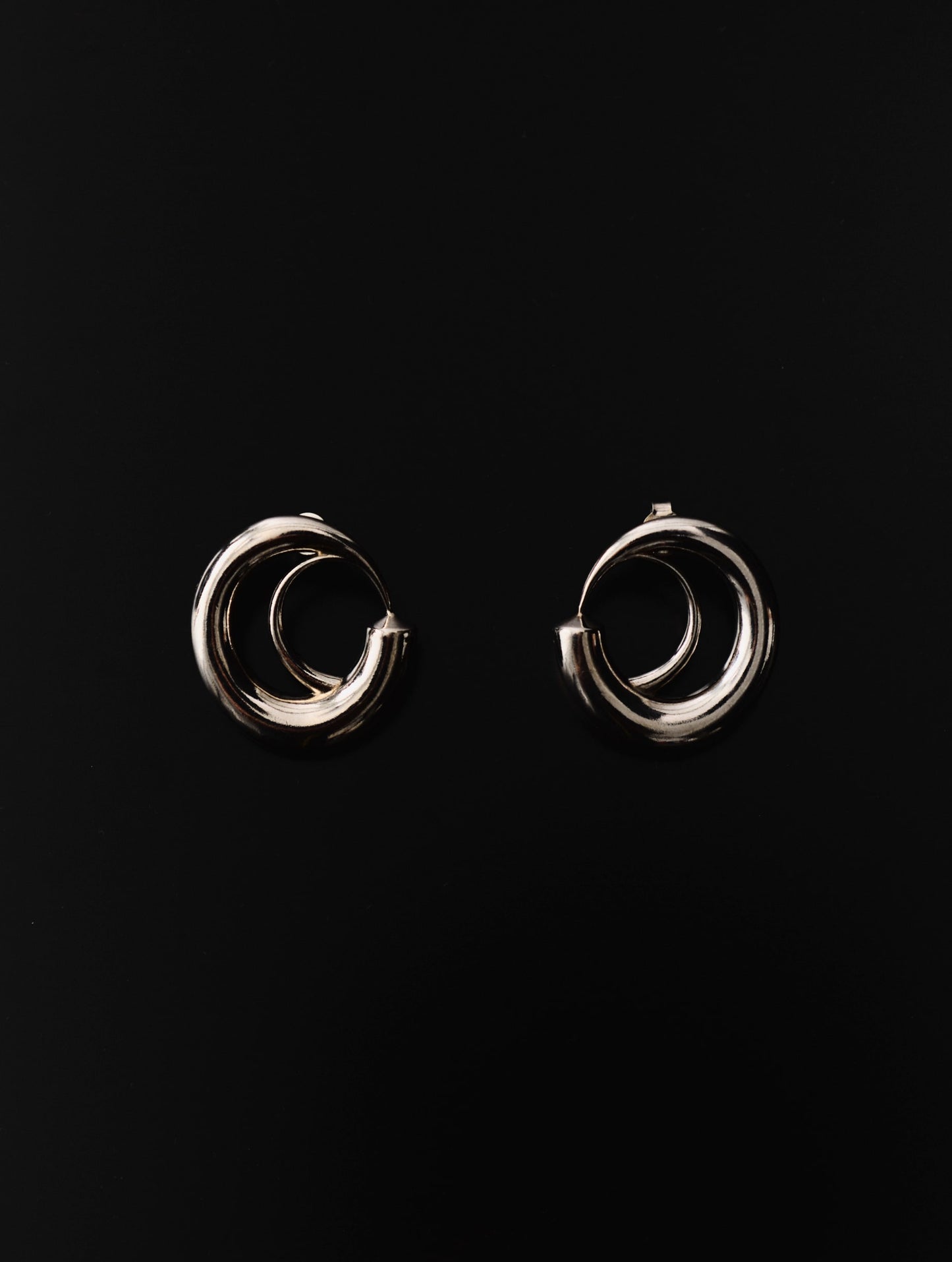 Anthurium Earring, Silver