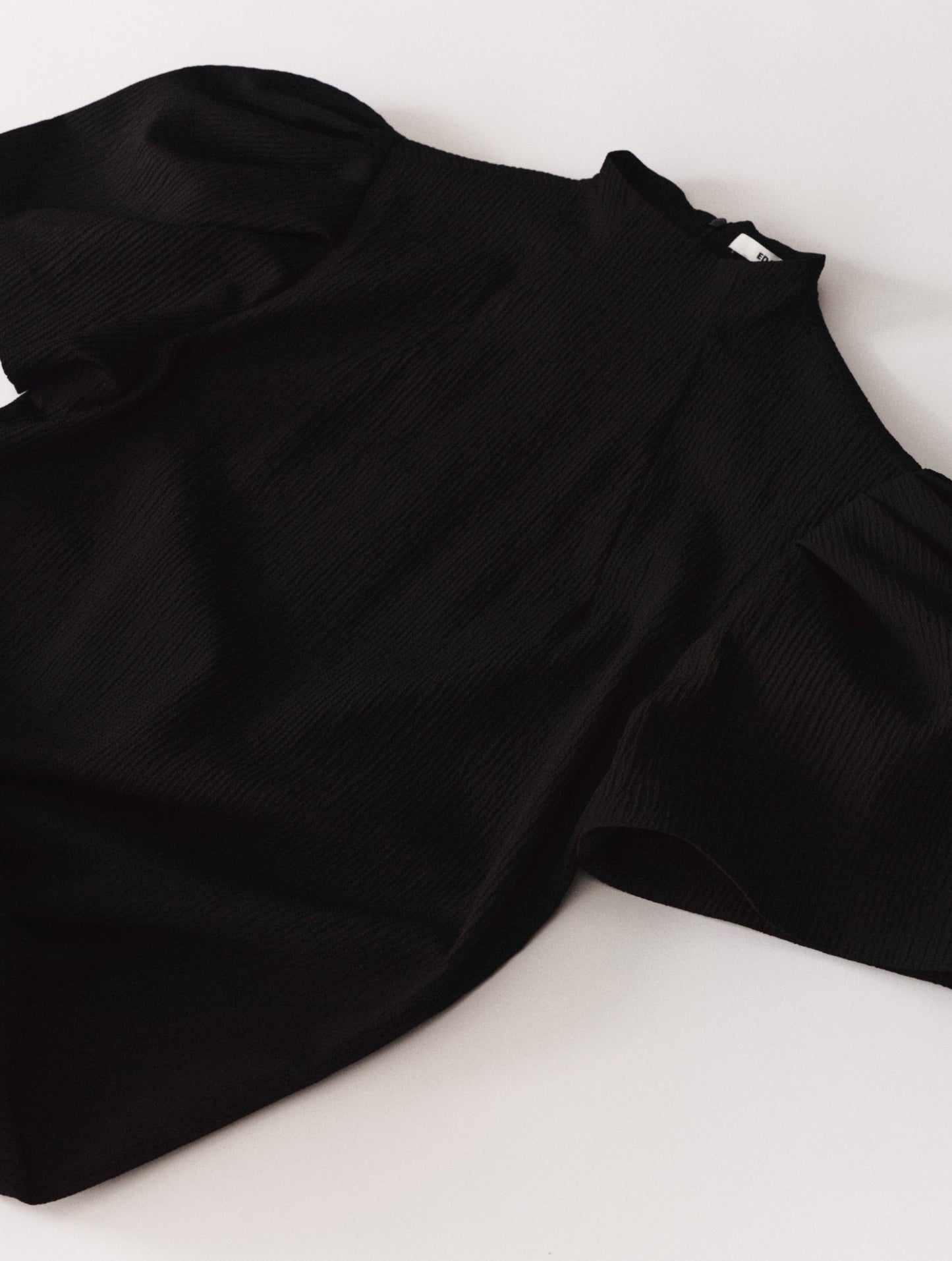 Dress Puff Sleeves, Black