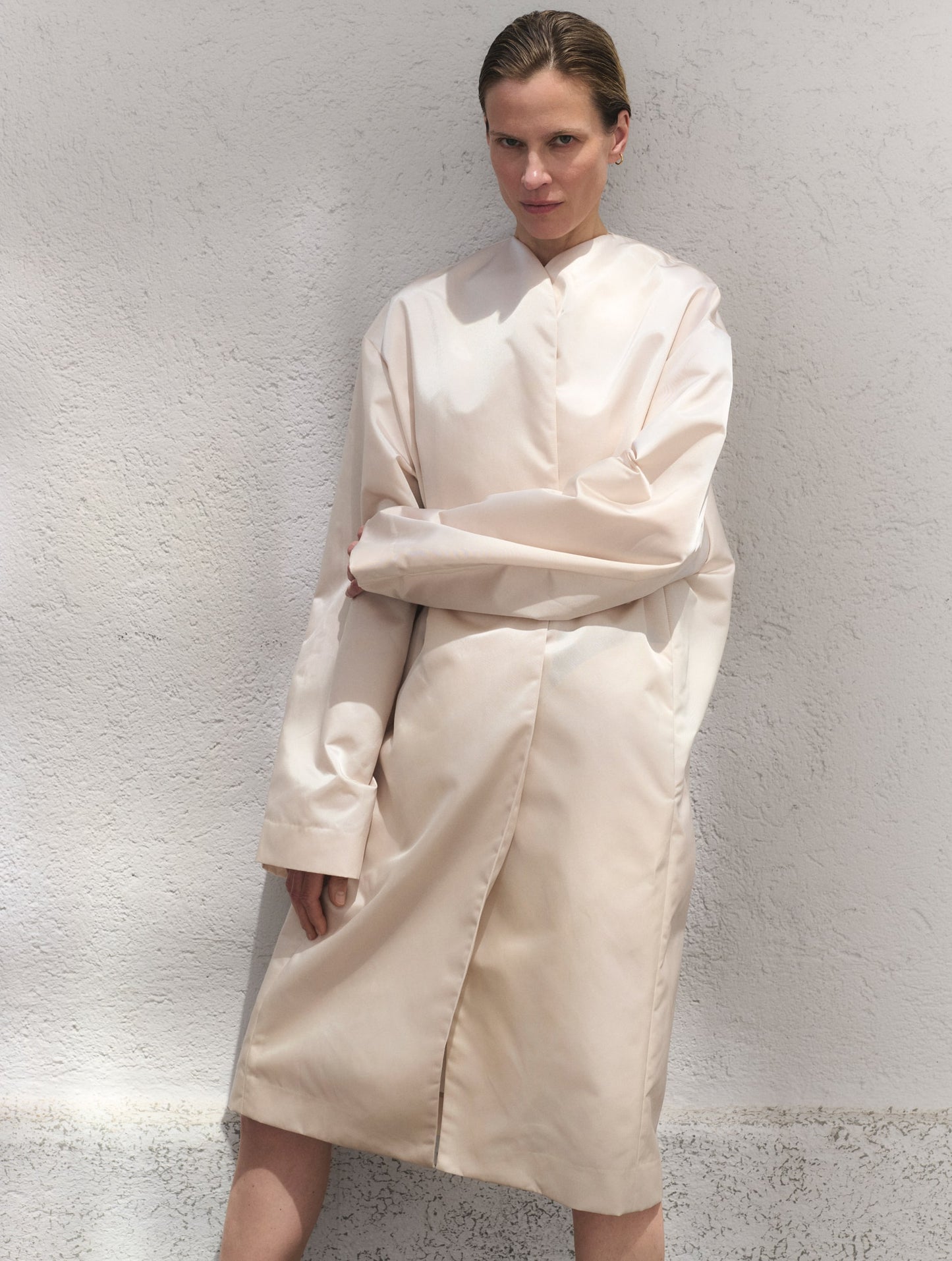 Oversized Coat, Soft Ivory