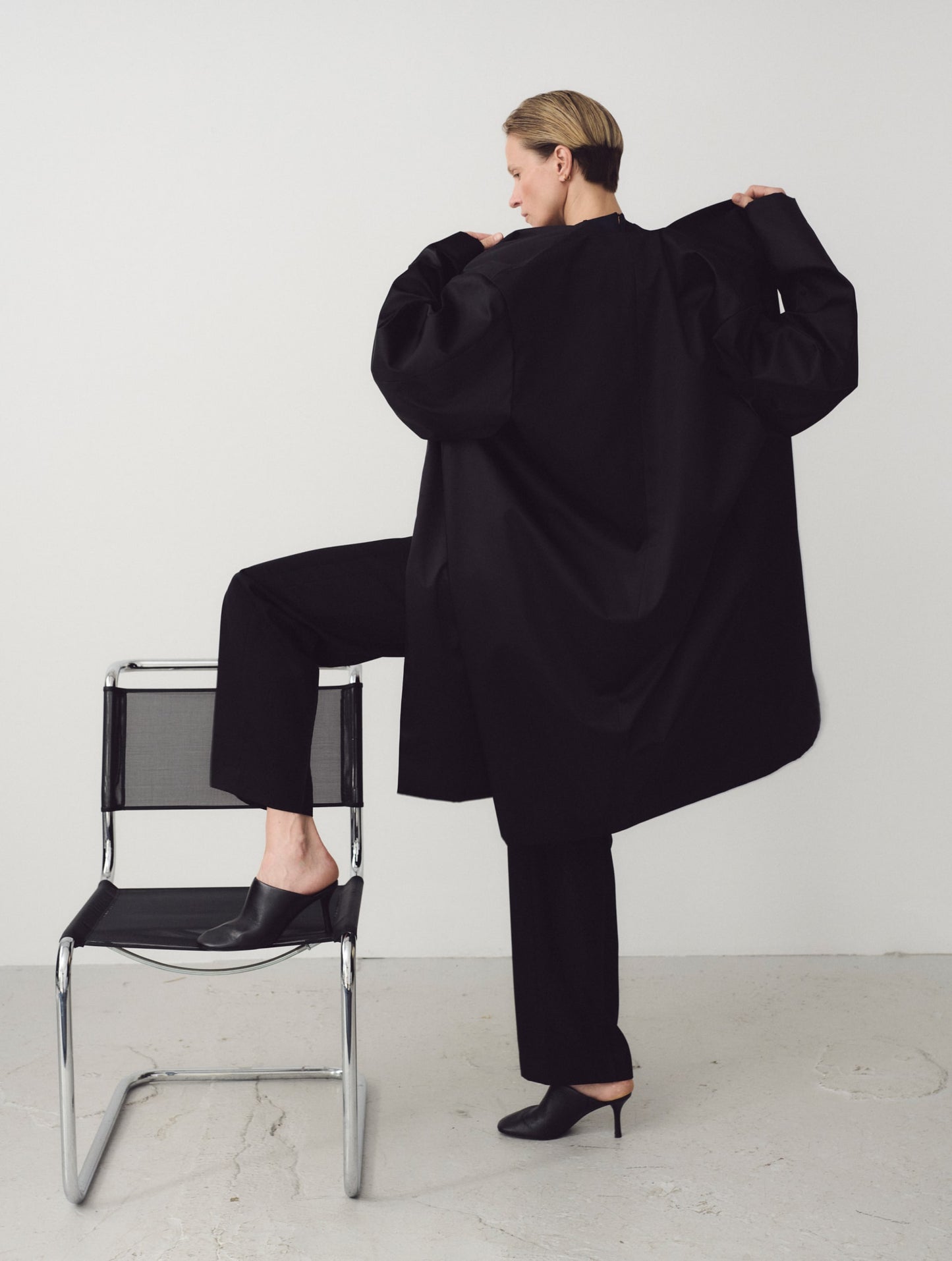 Oversized Coat, Black