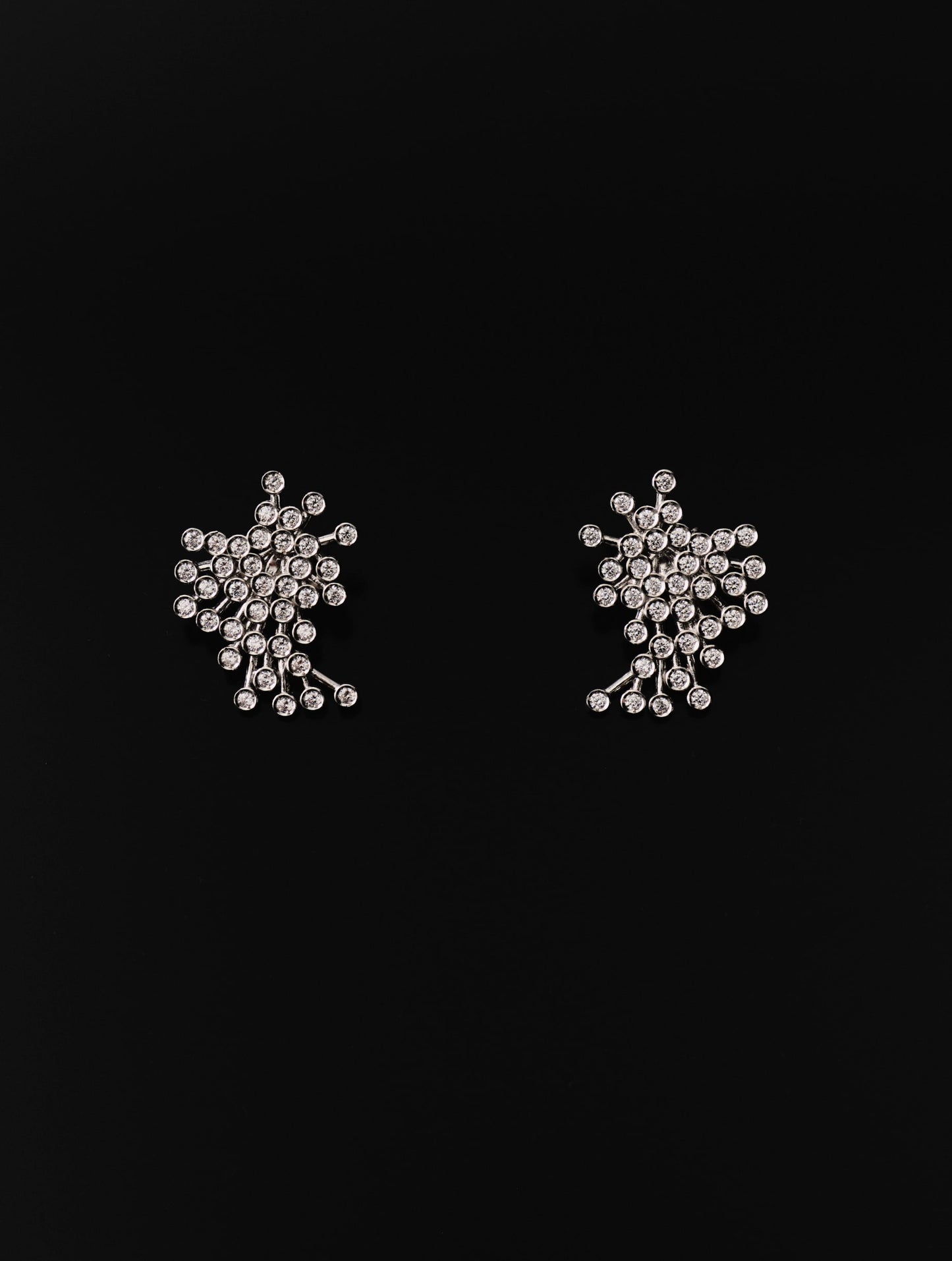 Flora Earring, Silver
