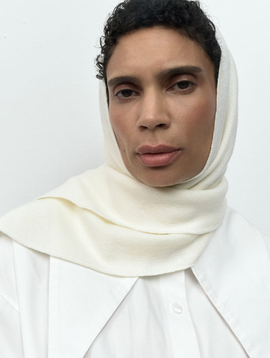 Scarf, Ivory White