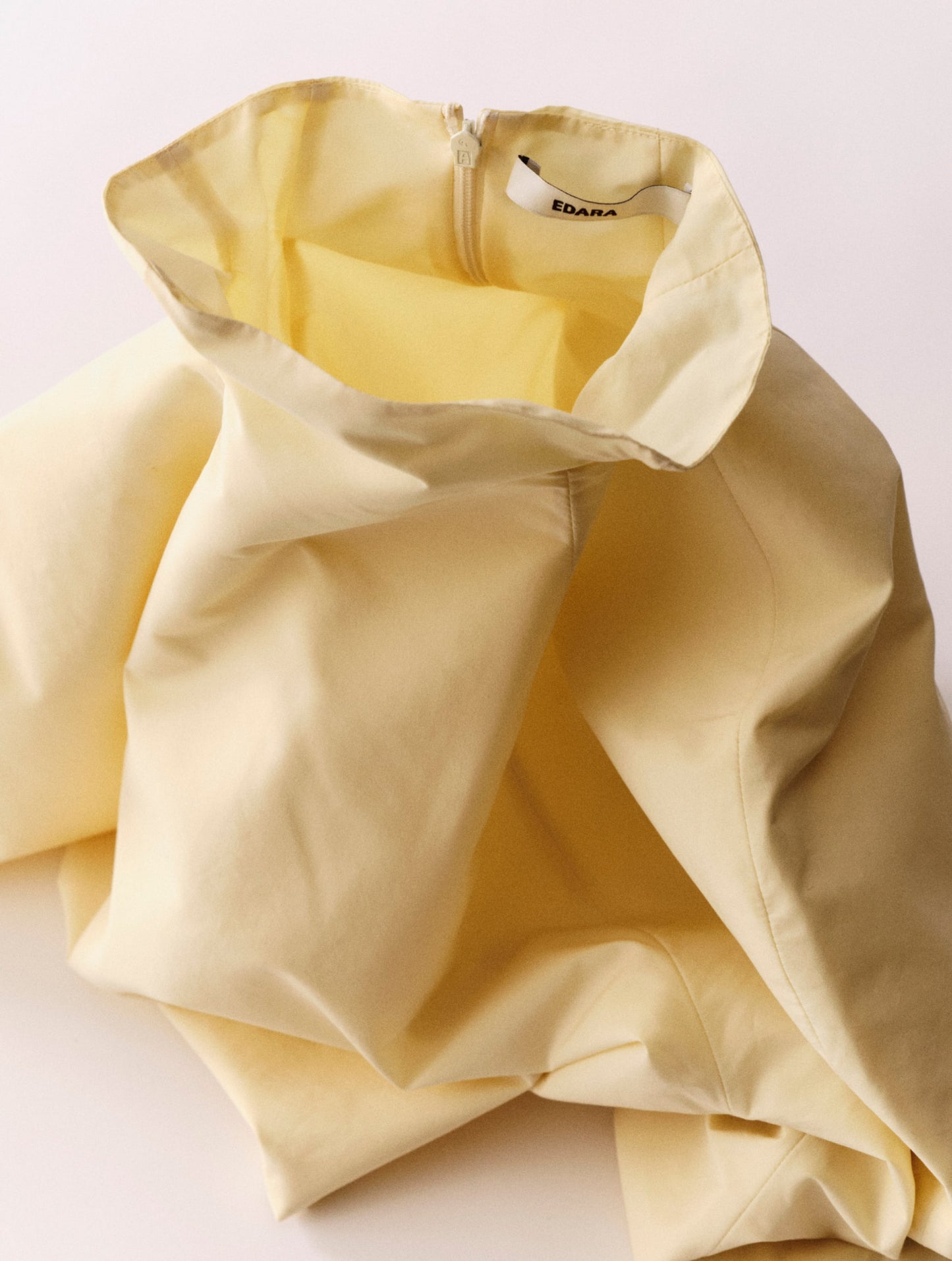 High Neck Top, Butter