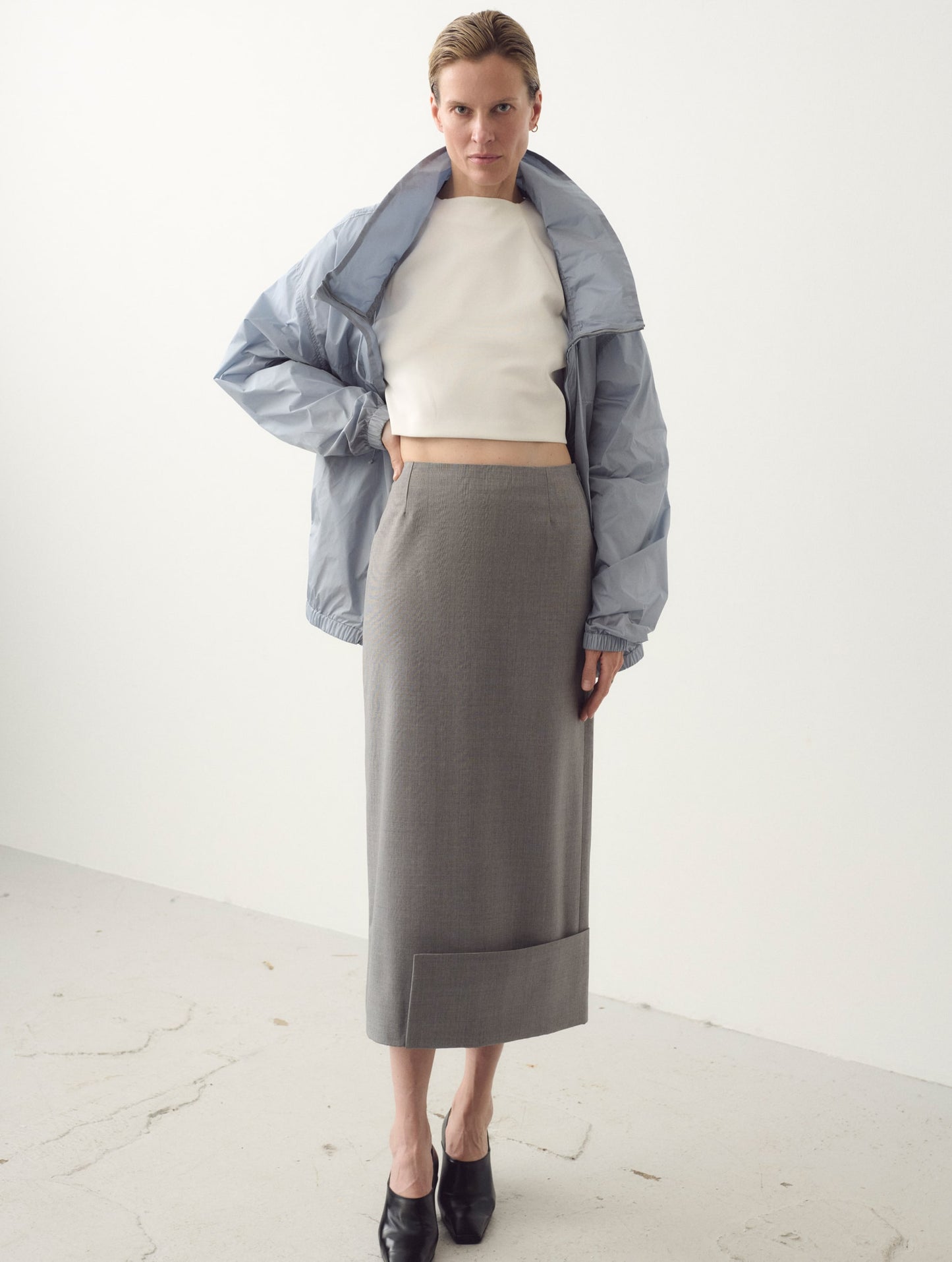 Tracksuit Jacket, Grey