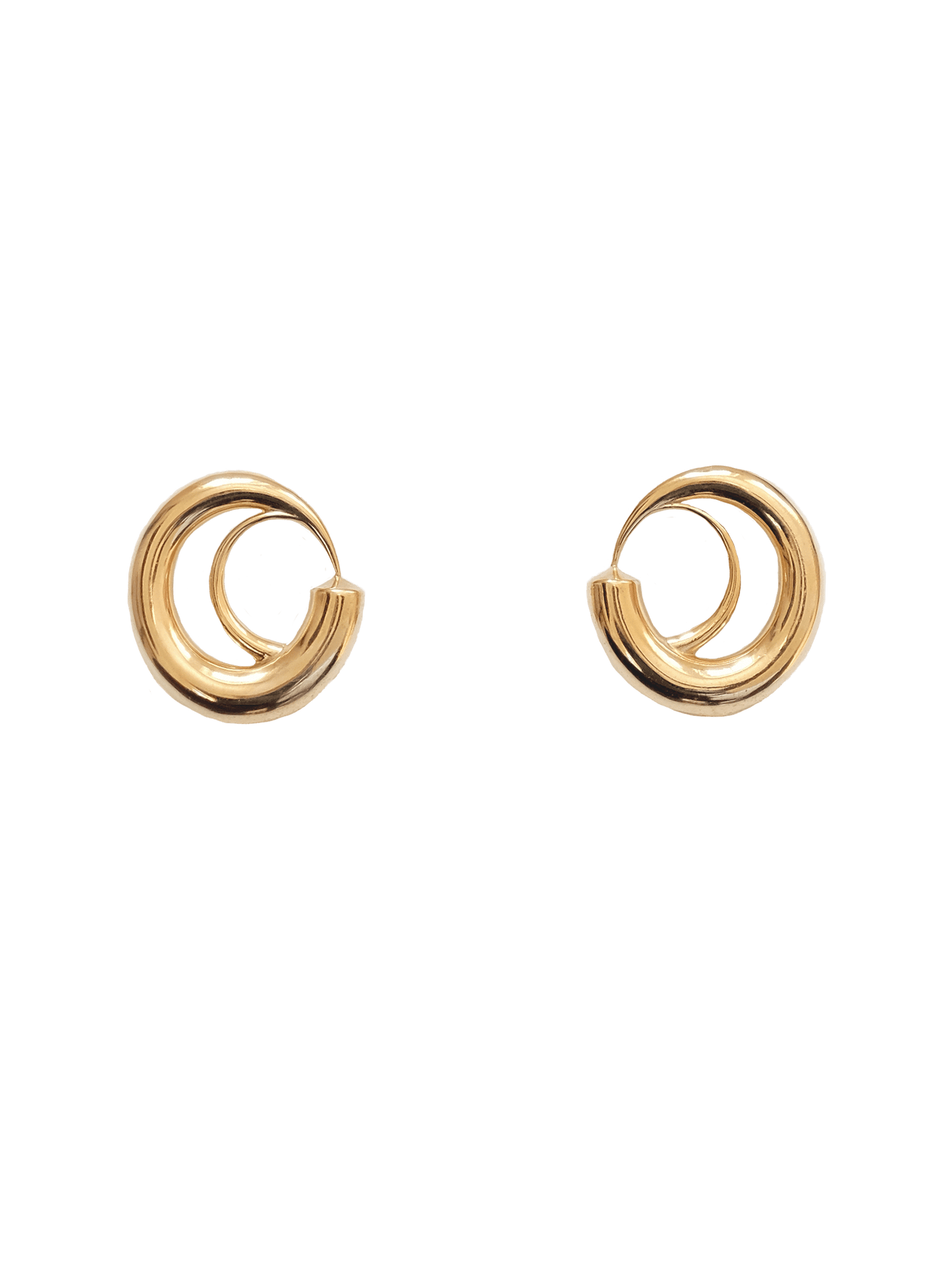 Anthurium Earring, Gold