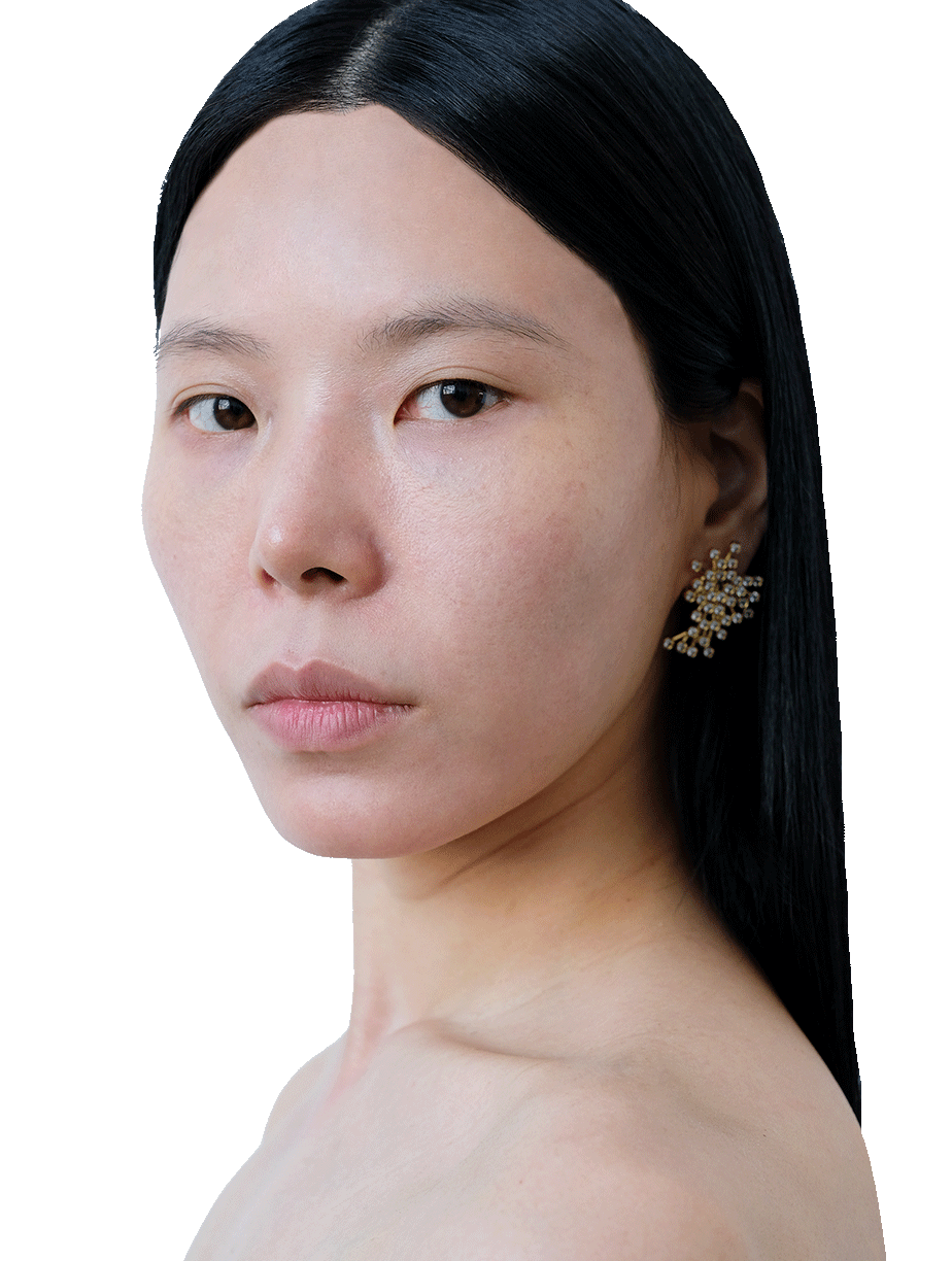 Flora Earring, Gold