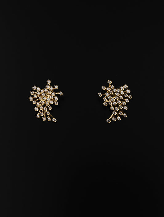 Flora Earring, Gold