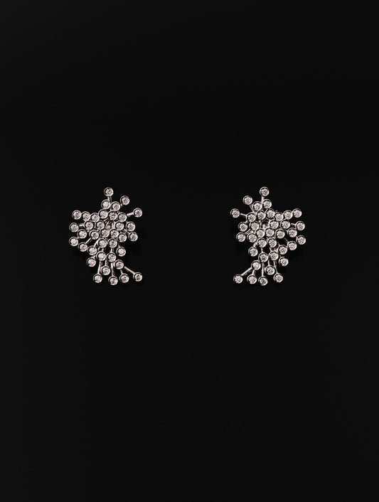 Flora Earring, Silver