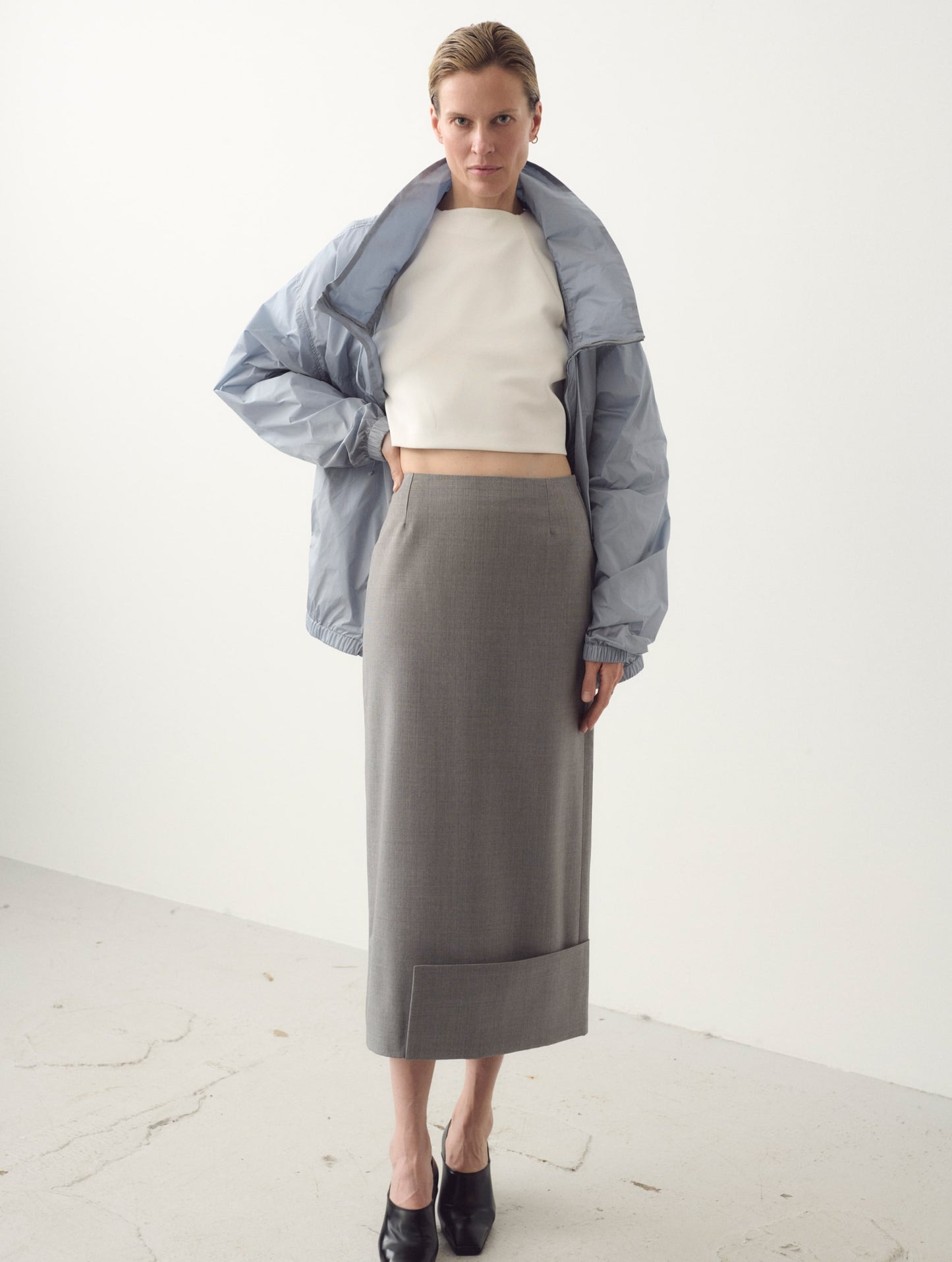 Raglan Longsleeve Top, White