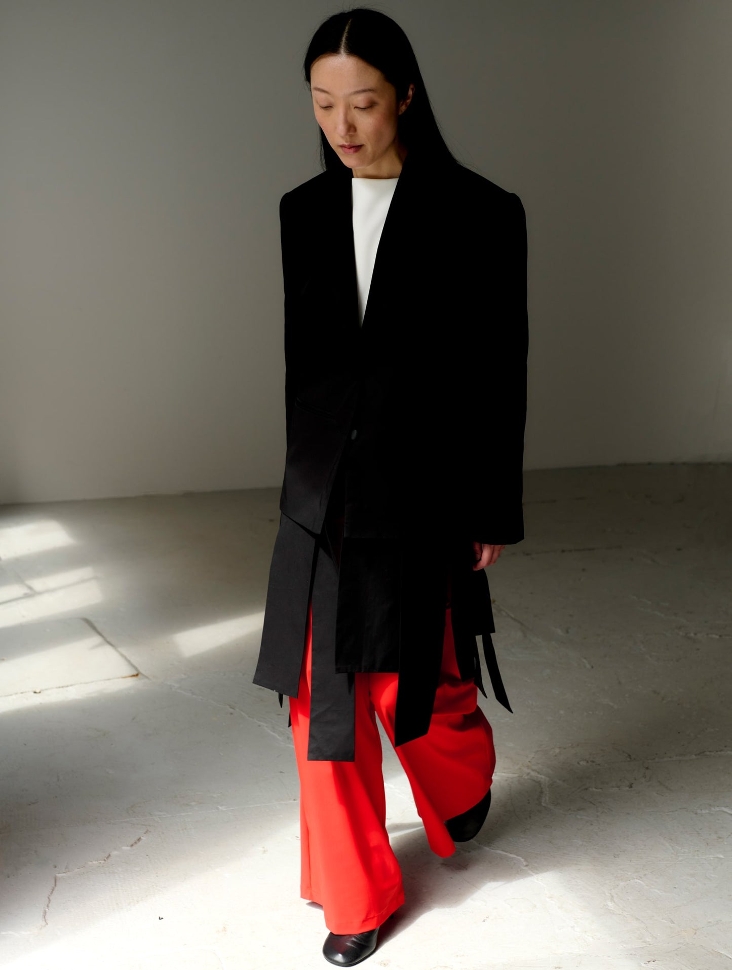 Elastic Trousers, Red