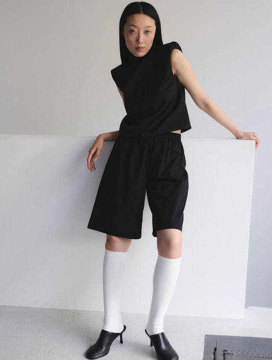 Woven Shorts, Black