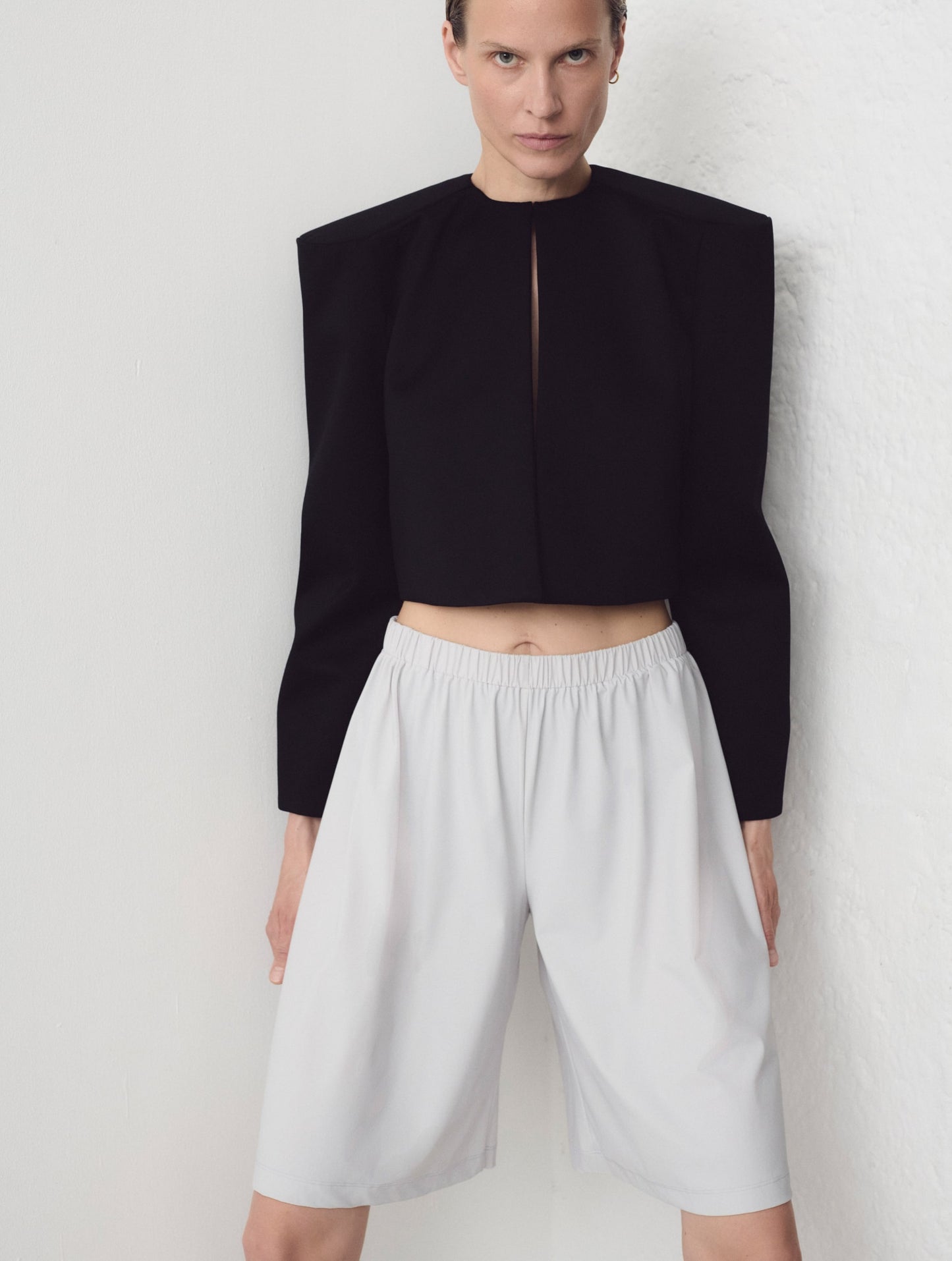 Elastic Shorts, Grey