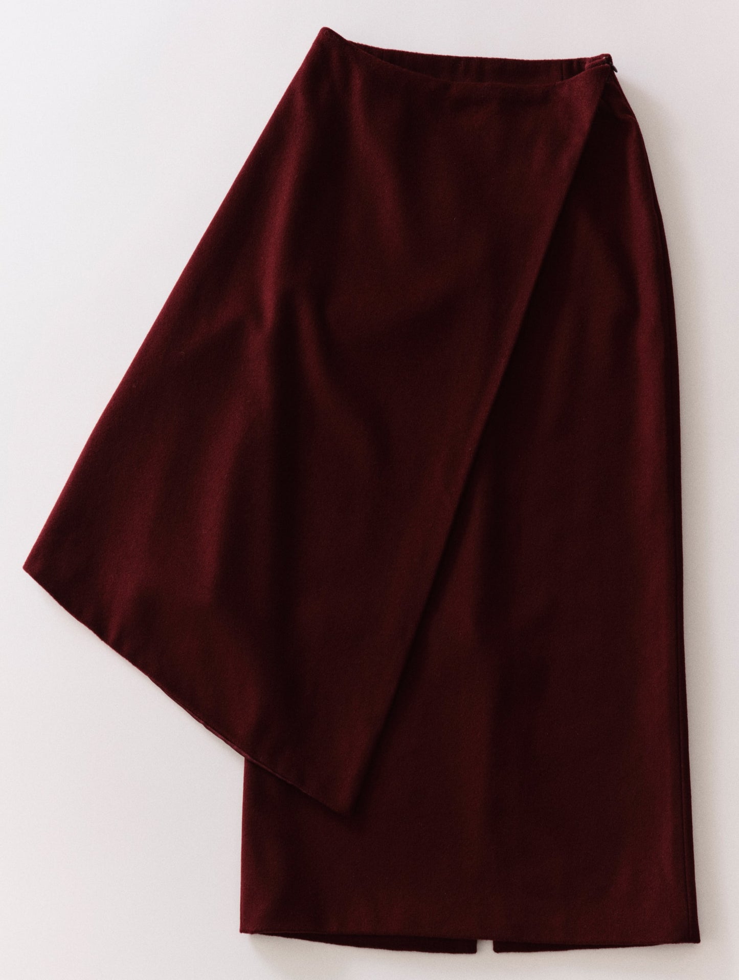 Cashmere Skirt, Bordeaux