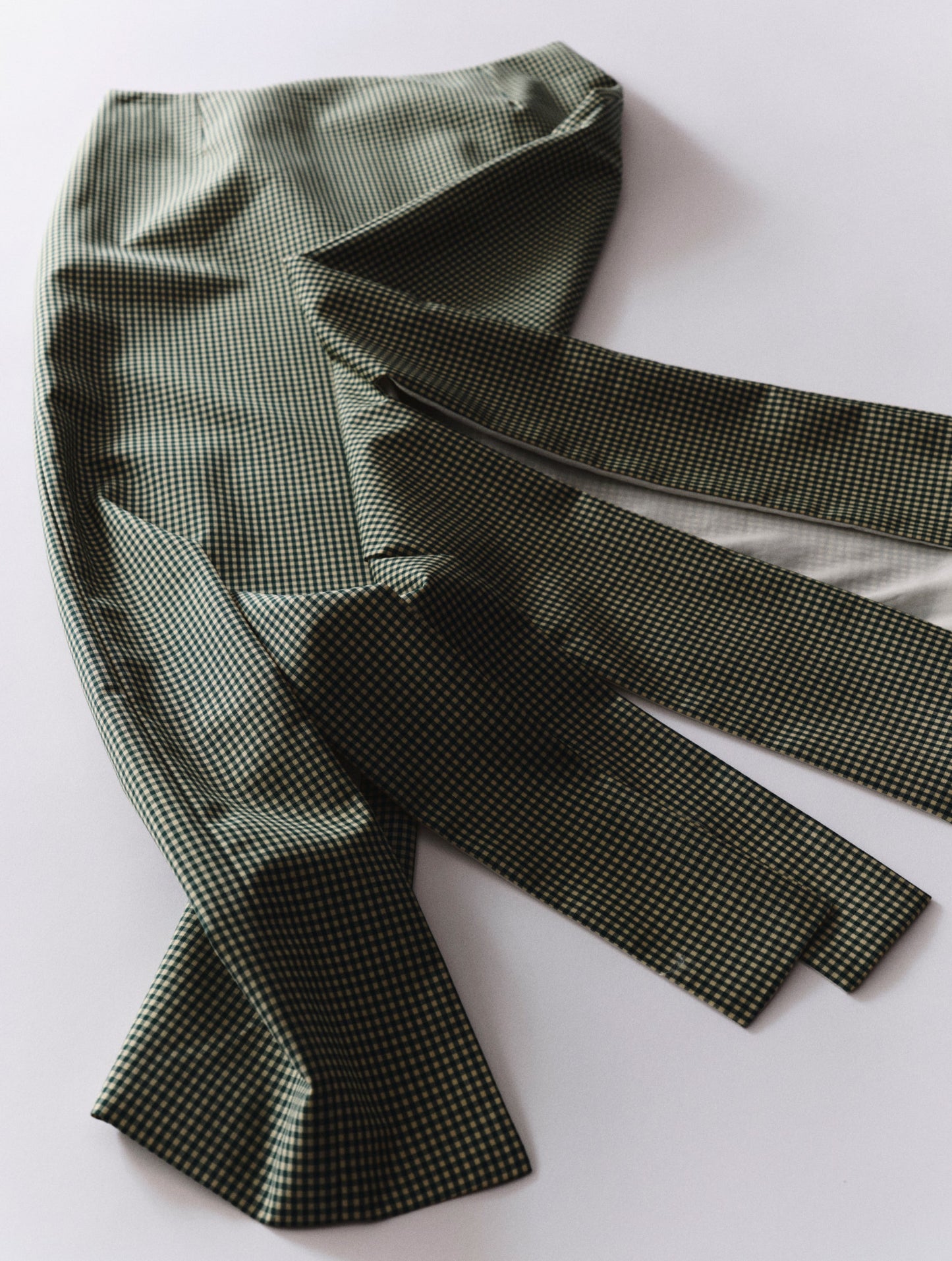 Midi Skirt, Green Plaid