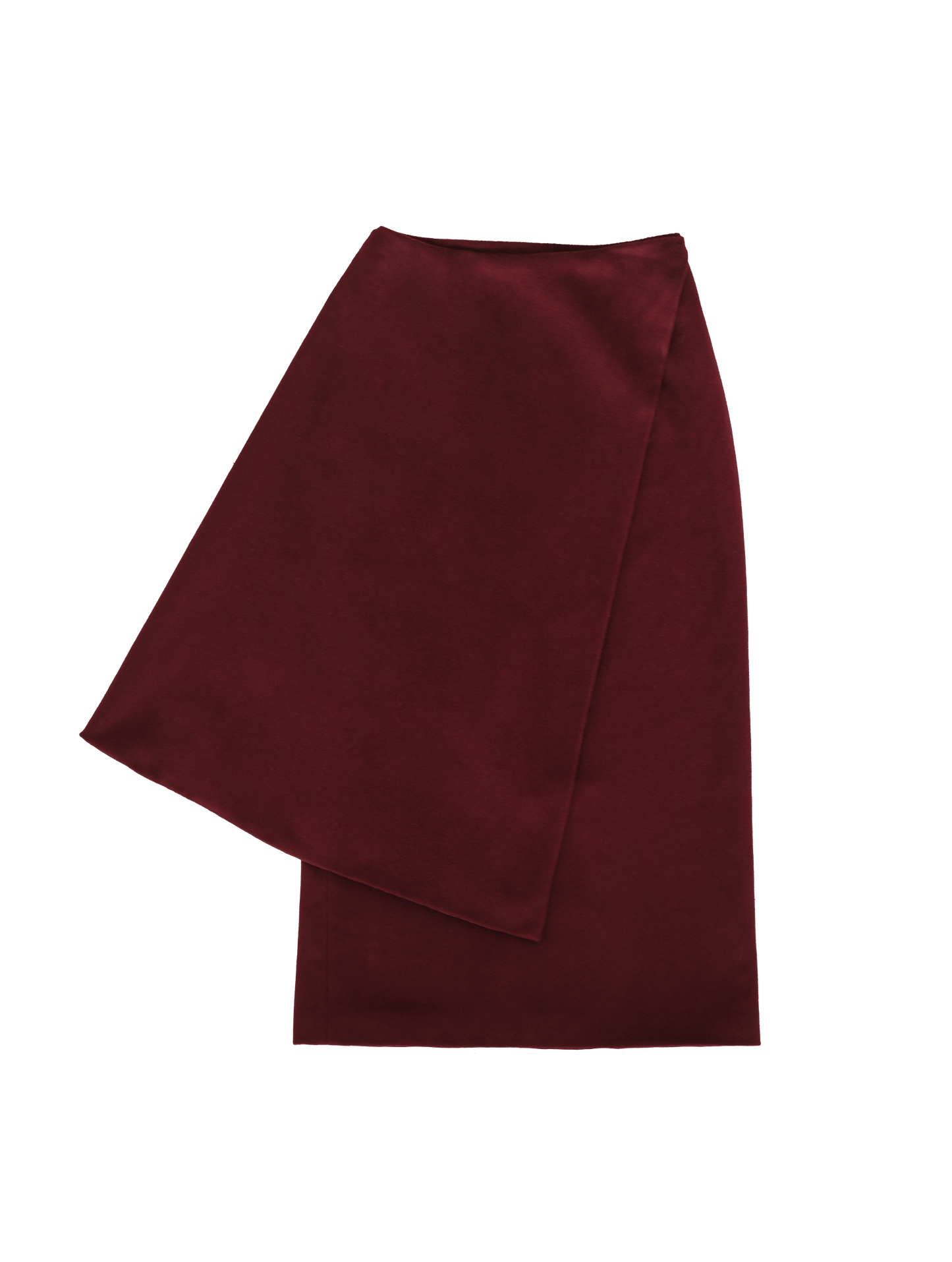 Cashmere Skirt, Bordeaux