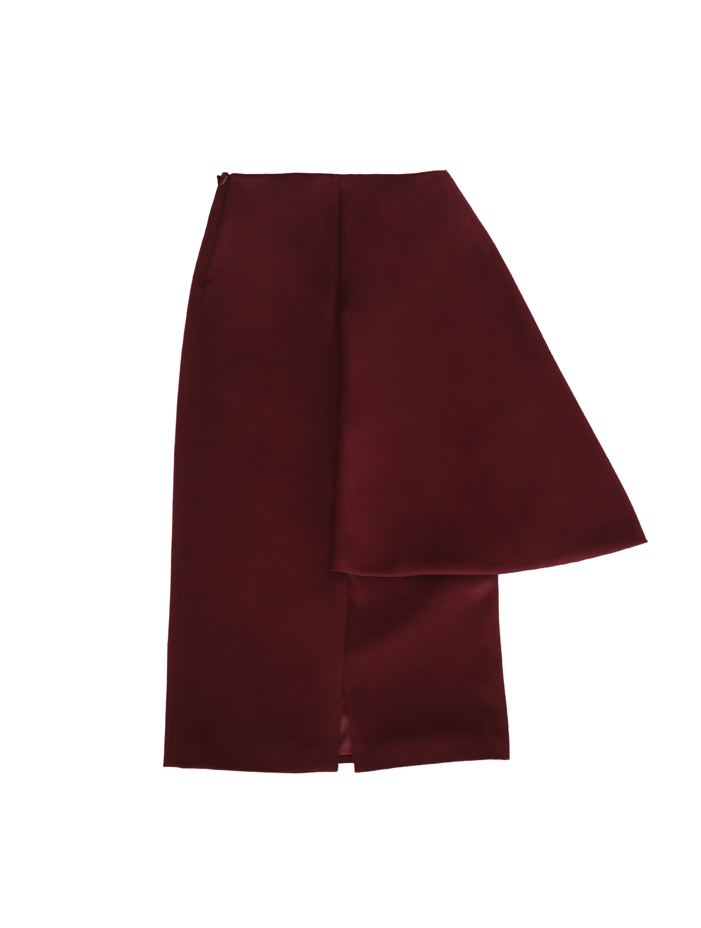 Cashmere Skirt, Bordeaux