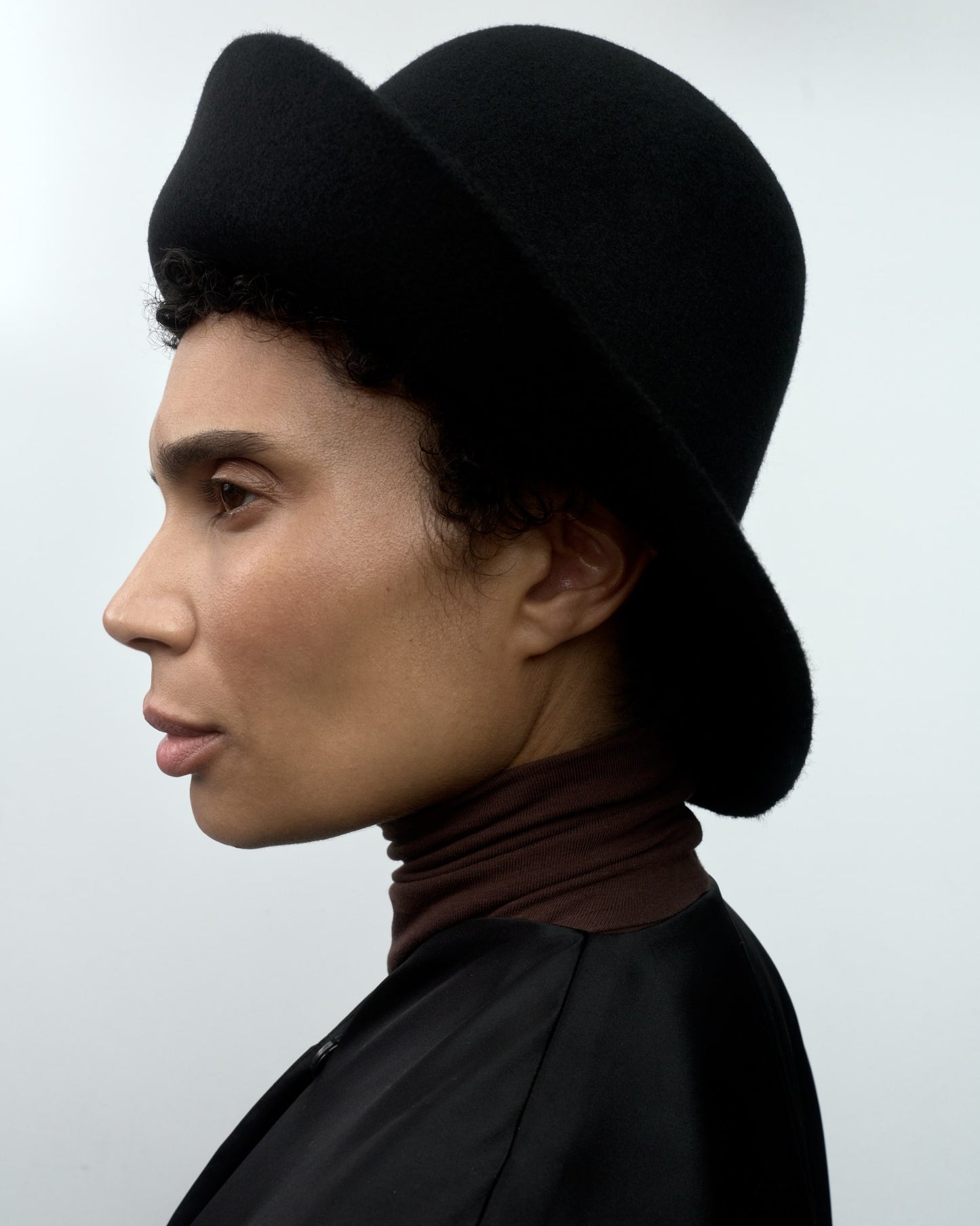 The Hat Lina, Charcoal Black